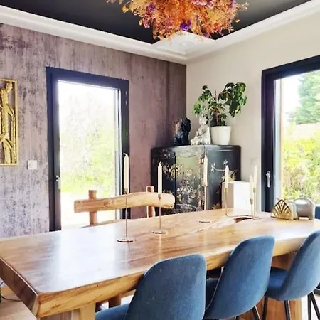 Maison En Bois Chaleureuse Avec Bain Nordique Feriehus *